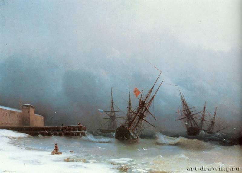 Сигнал бури. 1851 - Signal of the storm. 1851
81 х 117 смХолст, маслоРомантизм, реализмРоссияТула. Тульский областной художественный музей